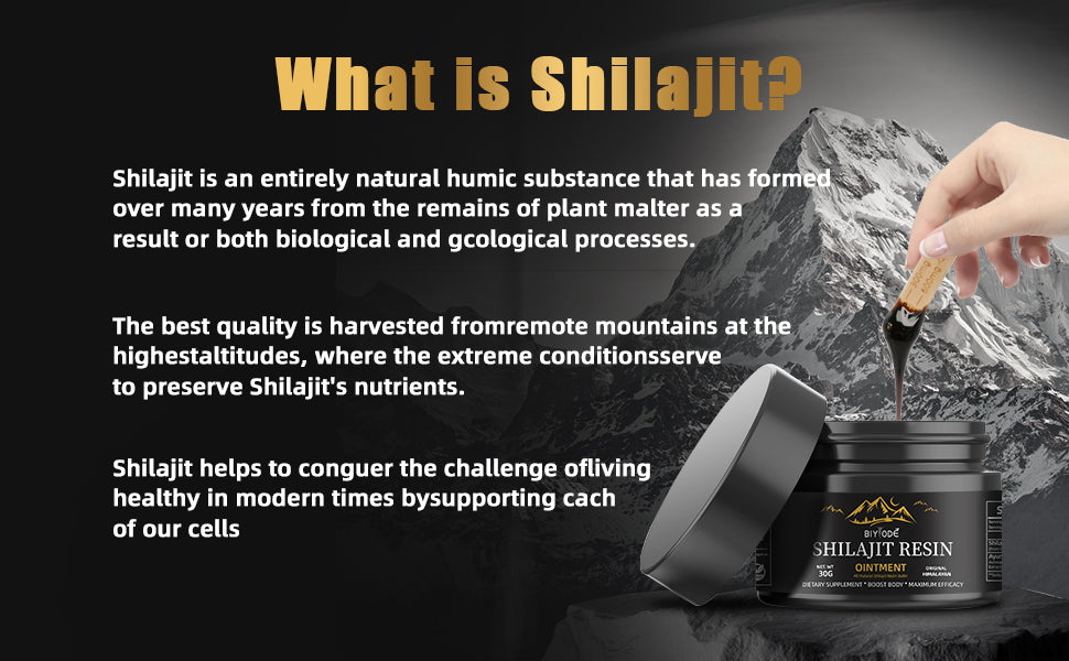 Mvpcare Resina De Shilajit Natural Pura Orgánica Del Himalaya 30ml