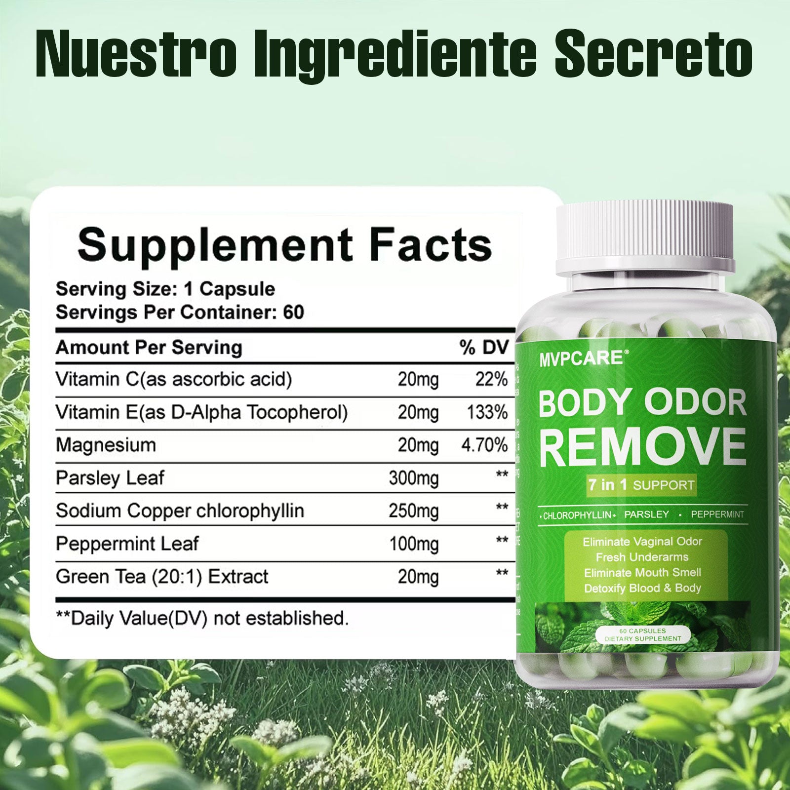 Mvpcare Clorofila Cápsulas