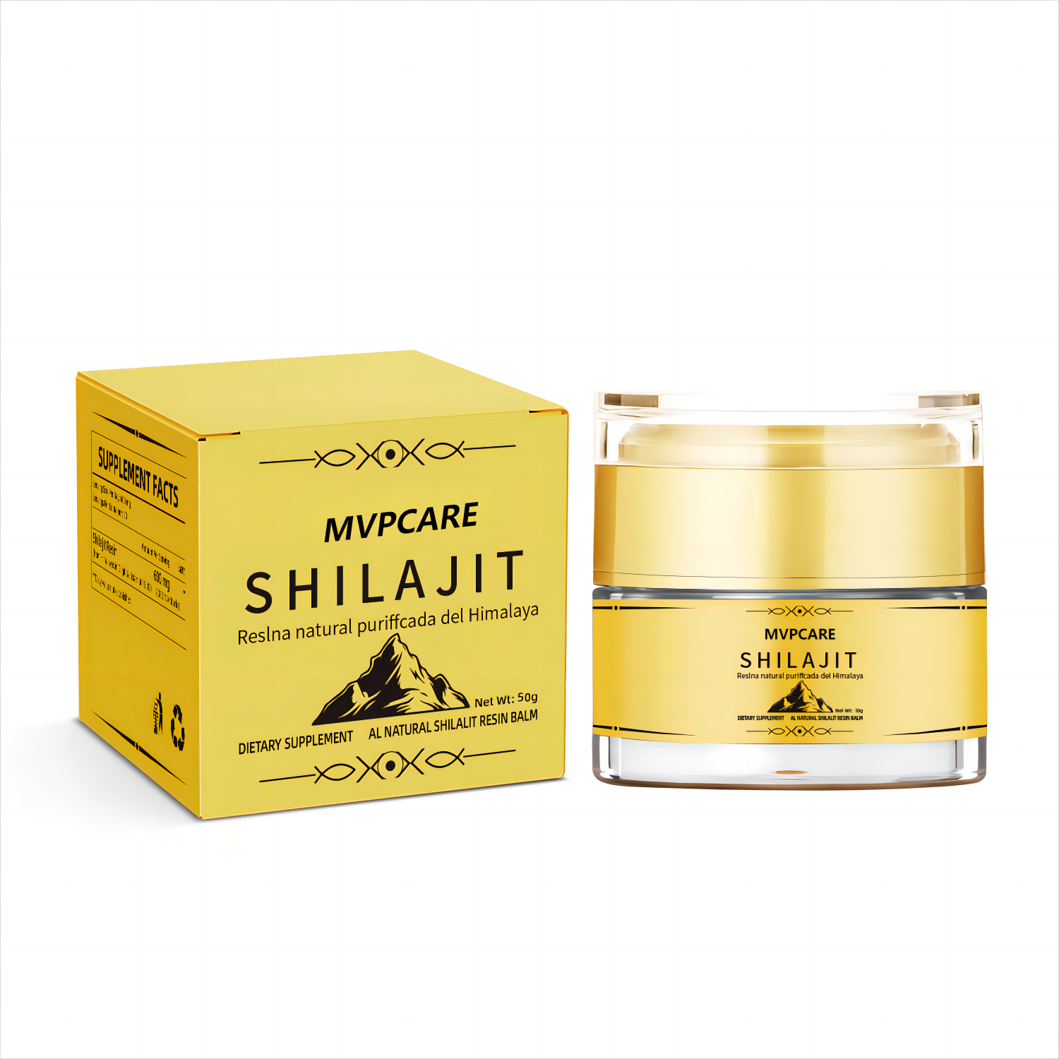 Resina De Shilajit Natural Pura Sol Dorado Orgánica Del Himalaya 30ml