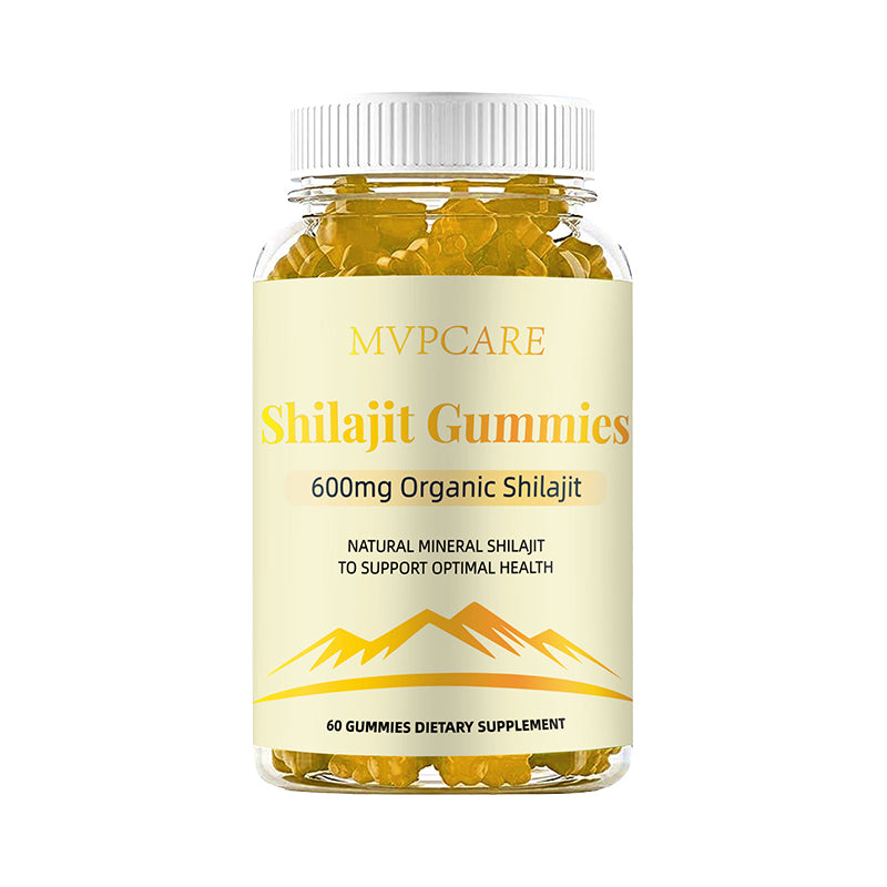 Gomitas Shilajit Cápsulas De Resina Charajiorgánica Pura Del Himalaya Ositos De Goma 60pcs Mvpcare Ssa