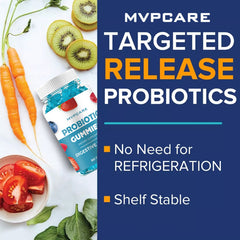 Mvpcare 10 Billones De Probioticos Con Cepas - 60 Cápsulas Gominolas
