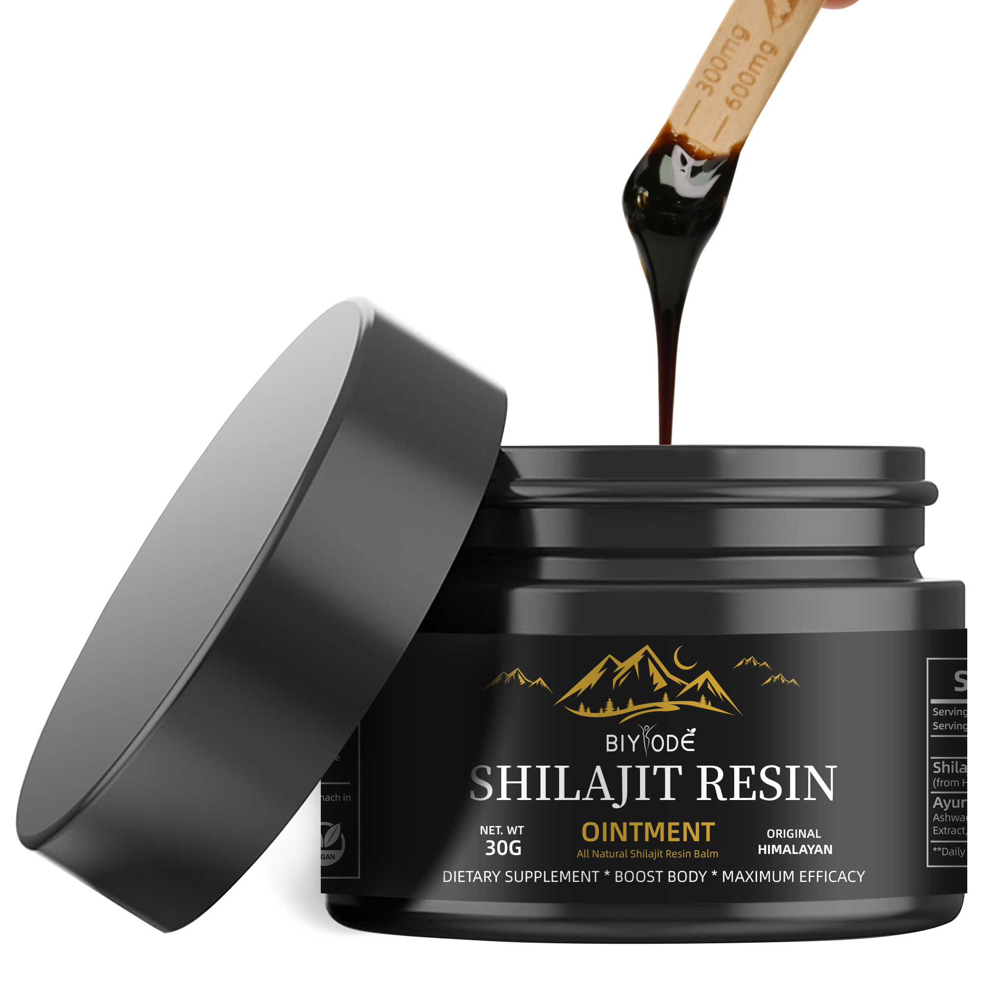 Mvpcare Resina De Shilajit Natural Pura Orgánica Del Himalaya 30ml