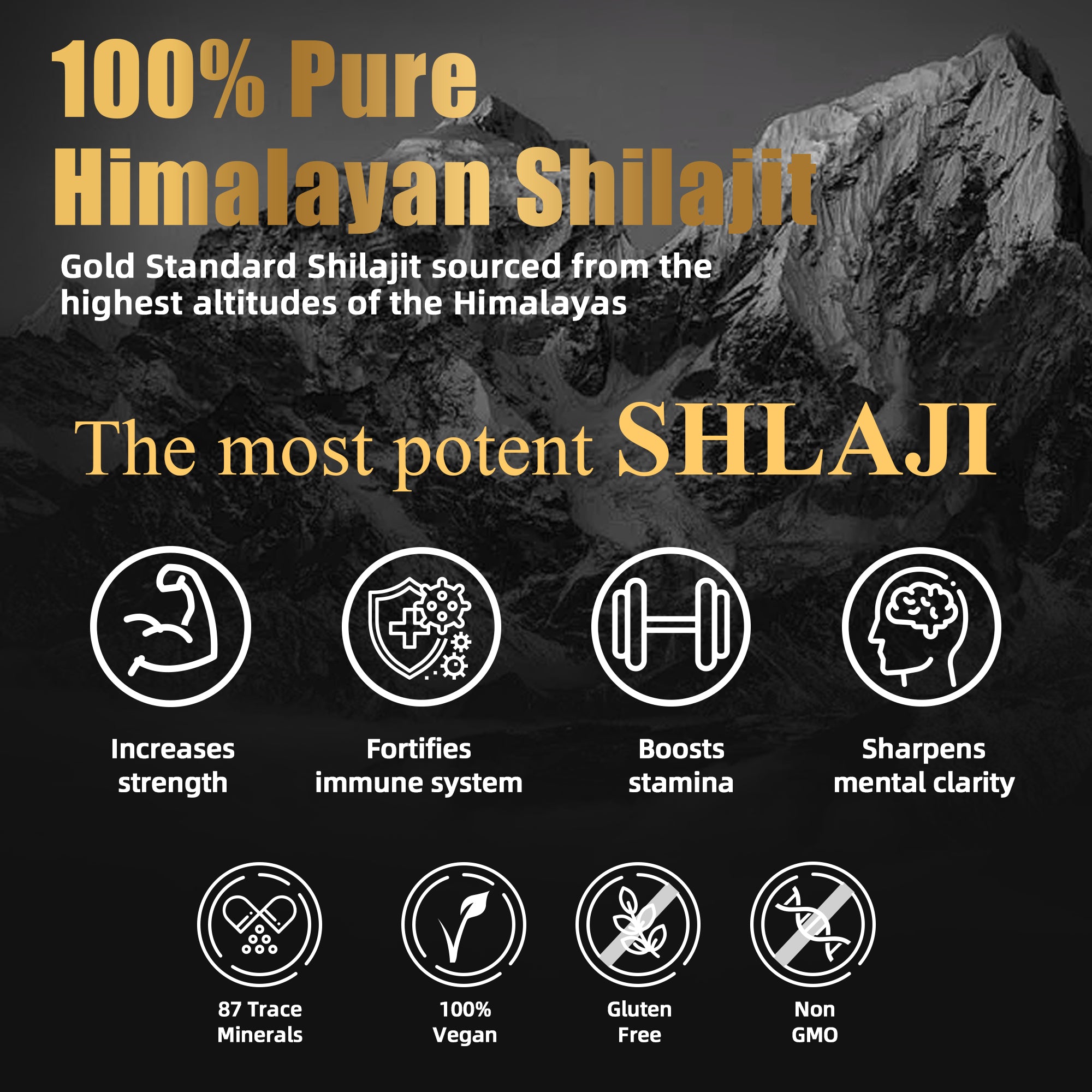 Mvpcare Resina De Shilajit Natural Pura Orgánica Del Himalaya 30ml