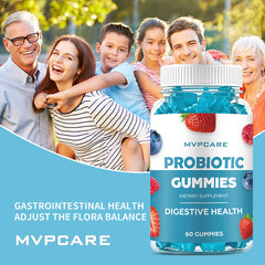 Mvpcare 10 Billones De Probioticos Con Cepas - 60 Cápsulas Gominolas