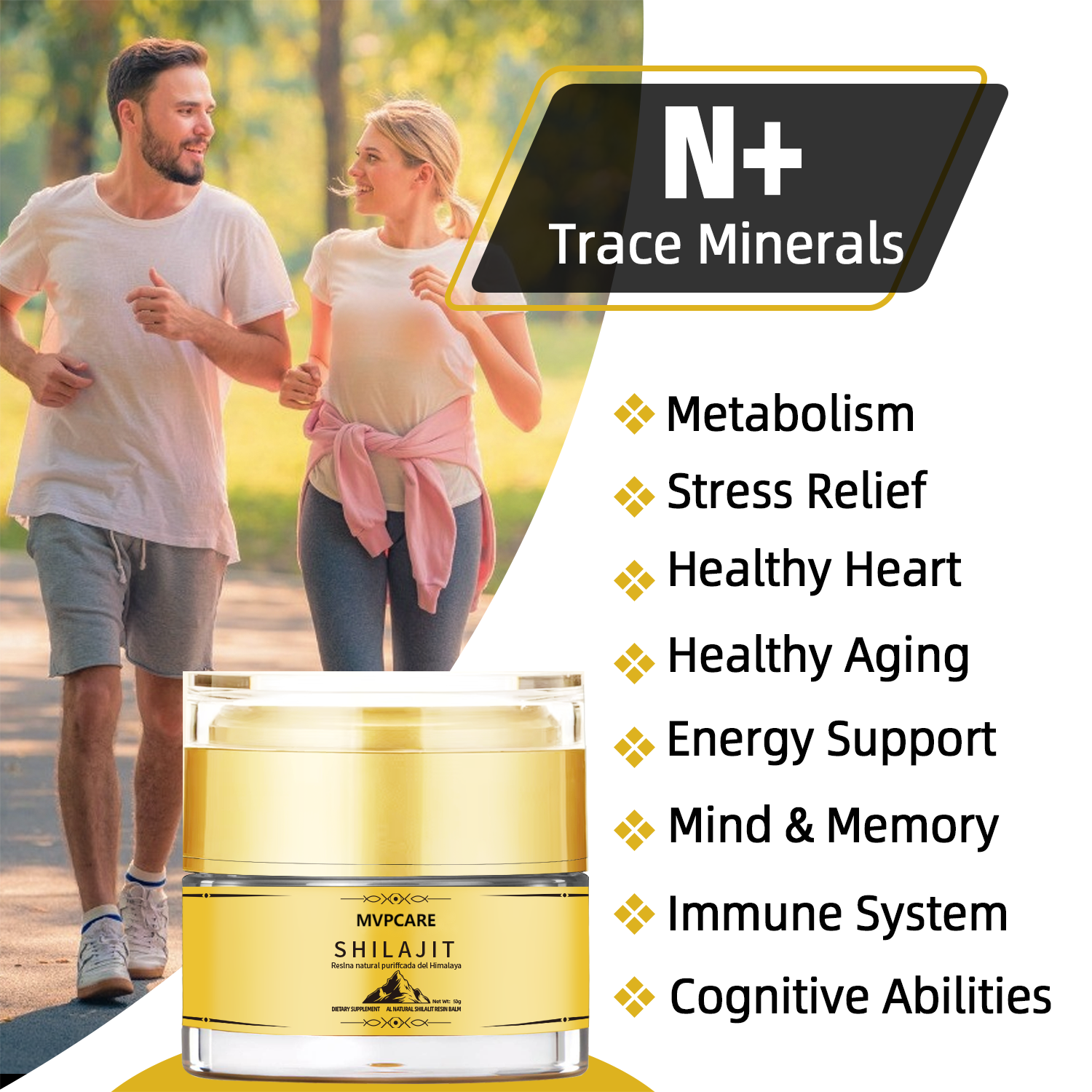 Resina De Shilajit Natural Pura Sol Dorado Orgánica Del Himalaya 30ml