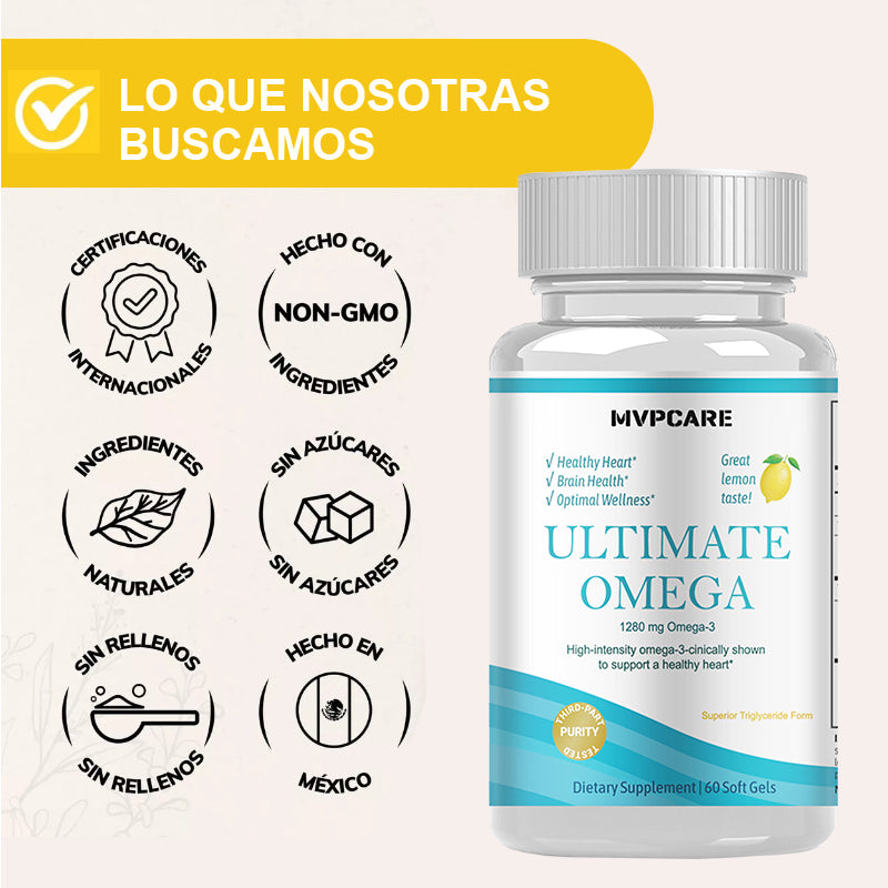 Omega 3 Con Epa Y Dha De Aceite De Pescado - 100 Cápsulas Sabor Sin Sabor