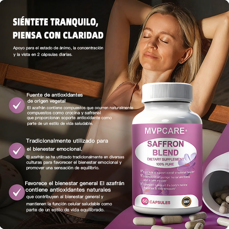 Mvpcare Azafrán Suplemento[90 mg]
