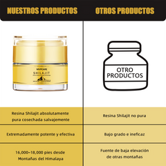 Resina De Shilajit Natural Pura Sol Dorado Orgánica Del Himalaya 30ml