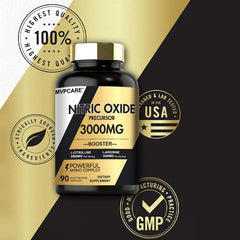 Mvpcare Nitric Oxide Supplement 3000 mg
