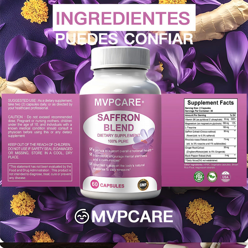 Mvpcare Azafrán Suplemento[90 mg]