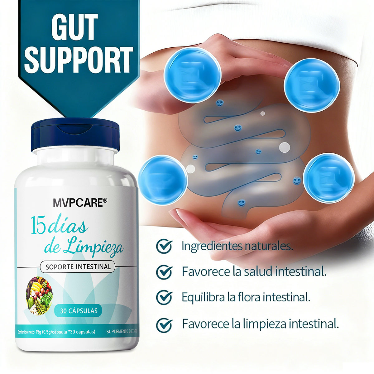 Programa De Desintoxicación Avanzada Mvpbiy 15-day Cleanse 30 Cápsulas