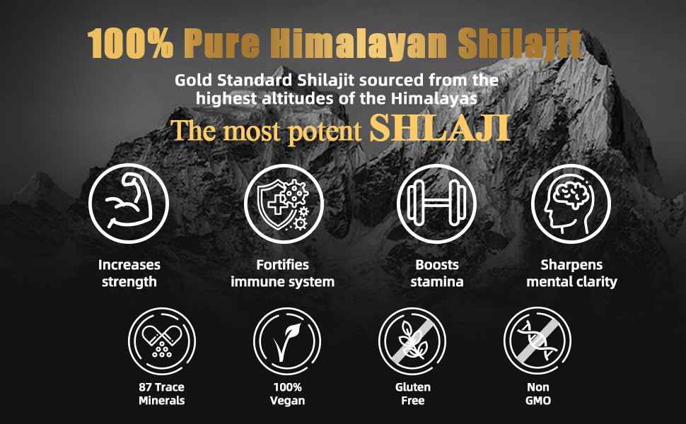 Mvpcare Resina De Shilajit Natural Pura Orgánica Del Himalaya 30ml