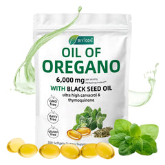 Cápsulas blandas de aceite de orégano，300 Cápsulas