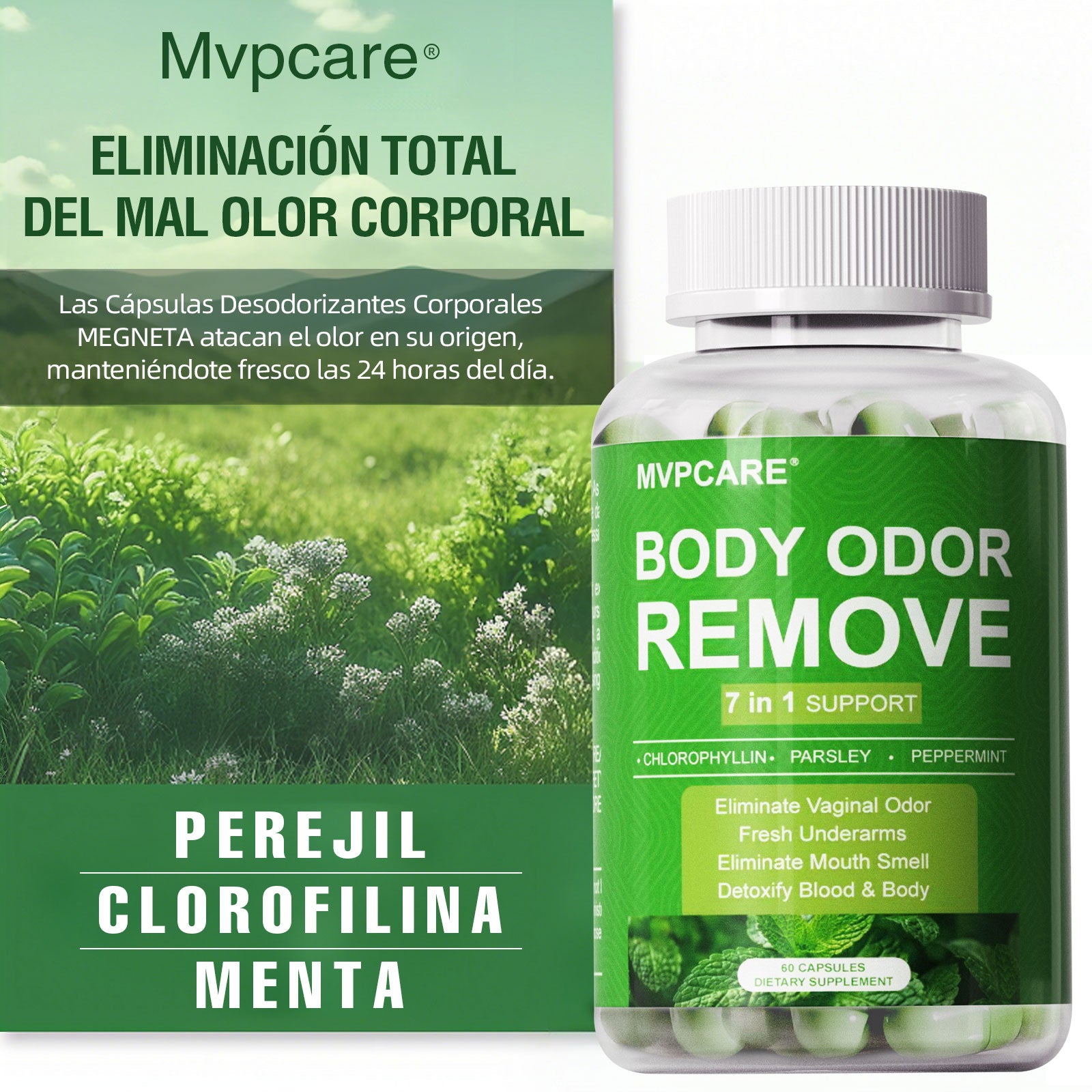 Mvpcare Clorofila Cápsulas
