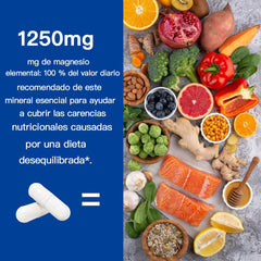 10 en 1 Complejo de magnesio 1250 mg