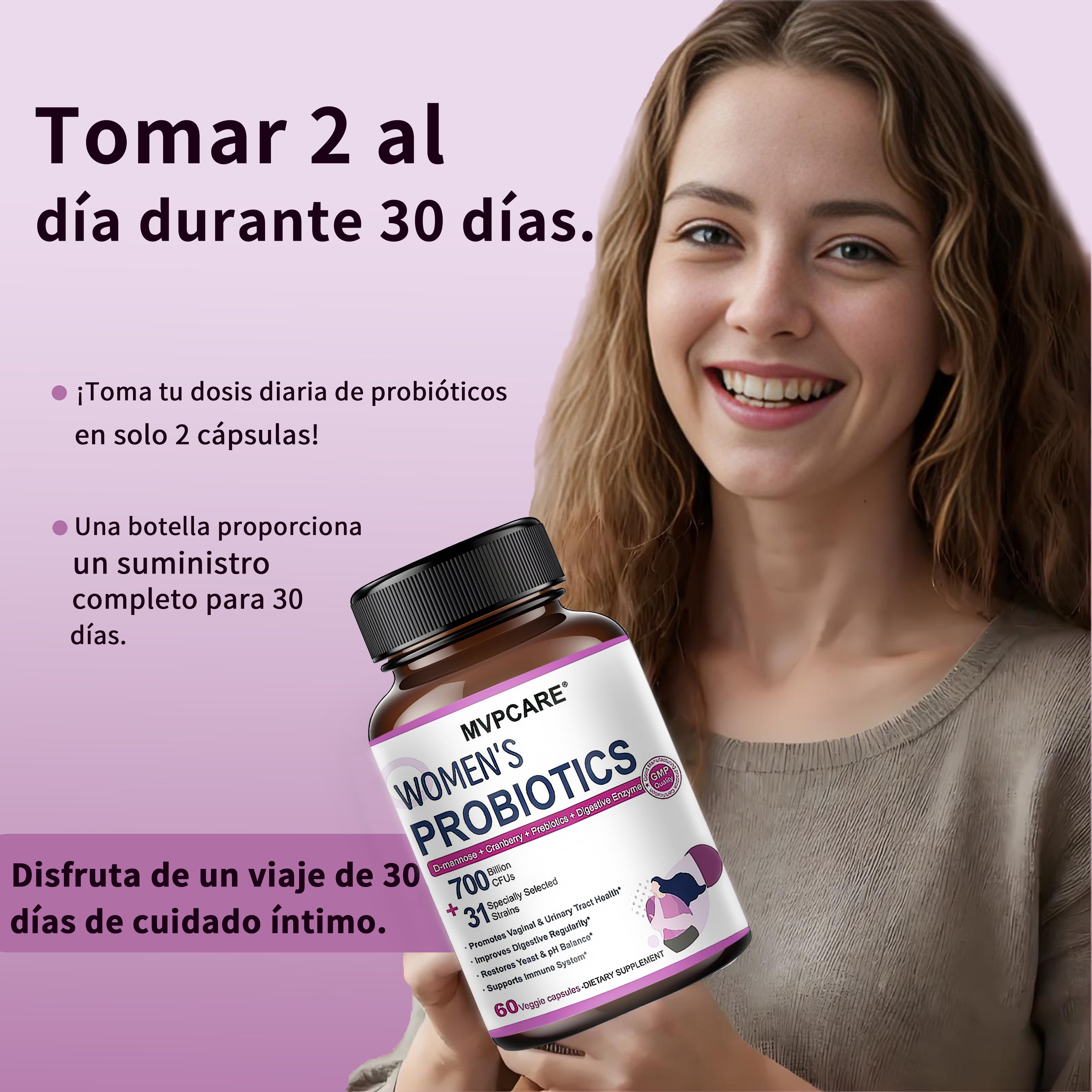 Mvpcare probióticos para mujeres