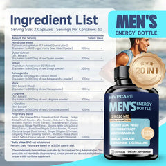 Mvpcare Men’s Energy Bottle